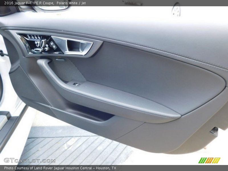 Polaris White / Jet 2016 Jaguar F-TYPE R Coupe