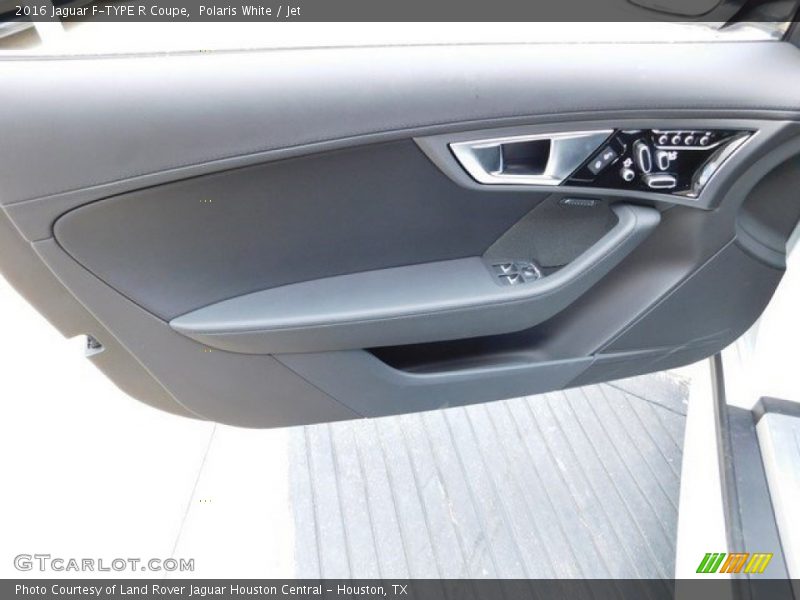 Polaris White / Jet 2016 Jaguar F-TYPE R Coupe