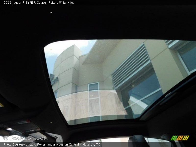Polaris White / Jet 2016 Jaguar F-TYPE R Coupe