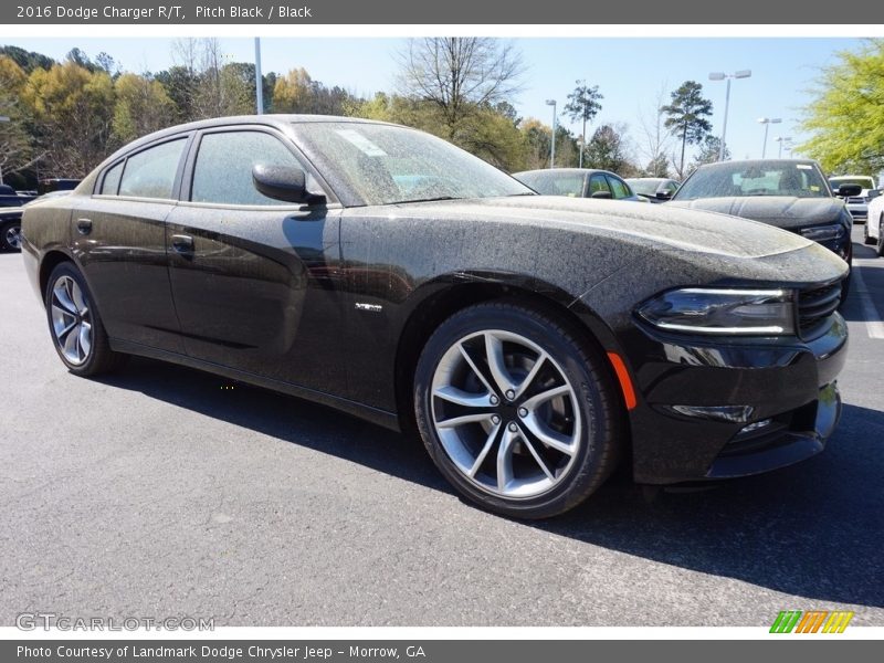 Pitch Black / Black 2016 Dodge Charger R/T