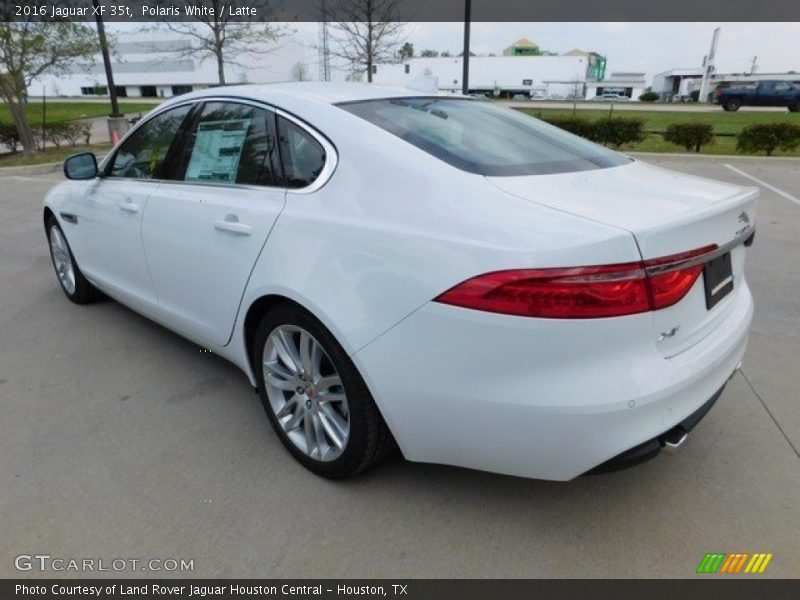 Polaris White / Latte 2016 Jaguar XF 35t