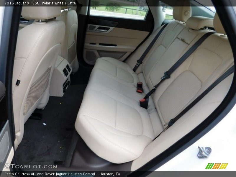 Rear Seat of 2016 XF 35t