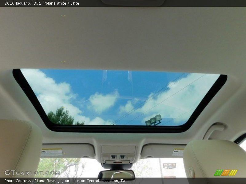 Polaris White / Latte 2016 Jaguar XF 35t