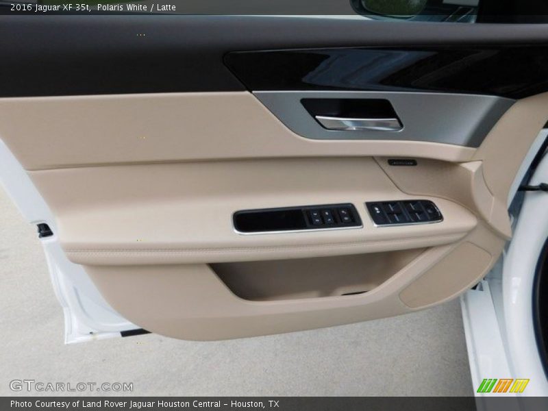 Polaris White / Latte 2016 Jaguar XF 35t