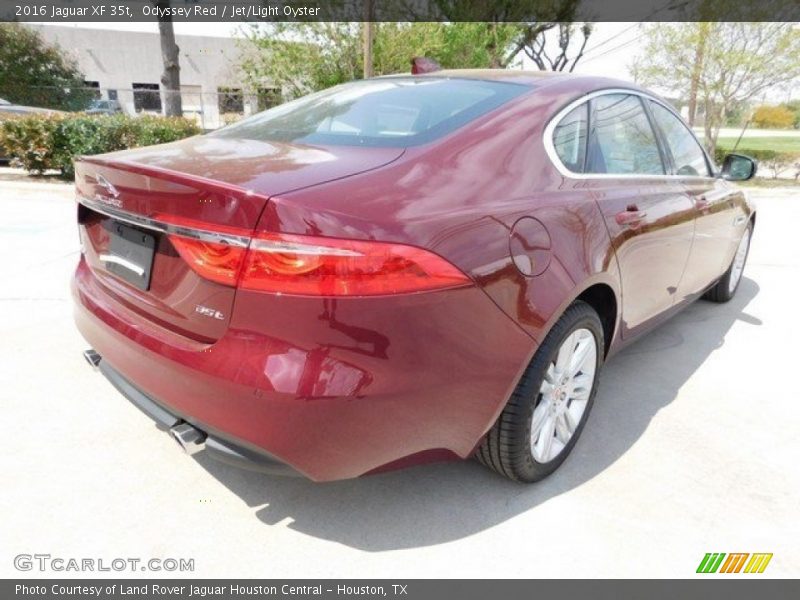 Odyssey Red / Jet/Light Oyster 2016 Jaguar XF 35t