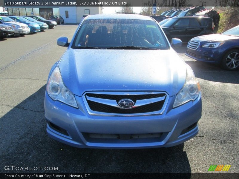 Sky Blue Metallic / Off Black 2010 Subaru Legacy 2.5i Premium Sedan