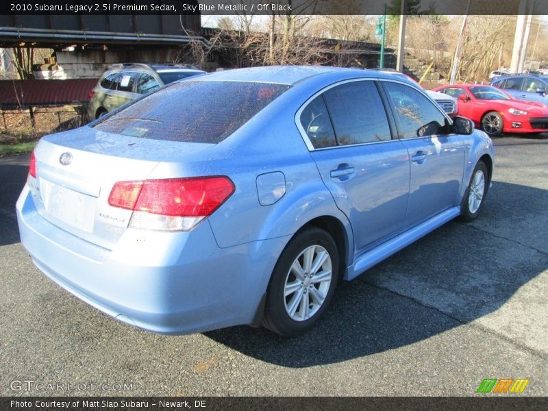 Sky Blue Metallic / Off Black 2010 Subaru Legacy 2.5i Premium Sedan