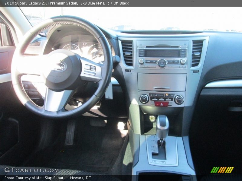 Sky Blue Metallic / Off Black 2010 Subaru Legacy 2.5i Premium Sedan
