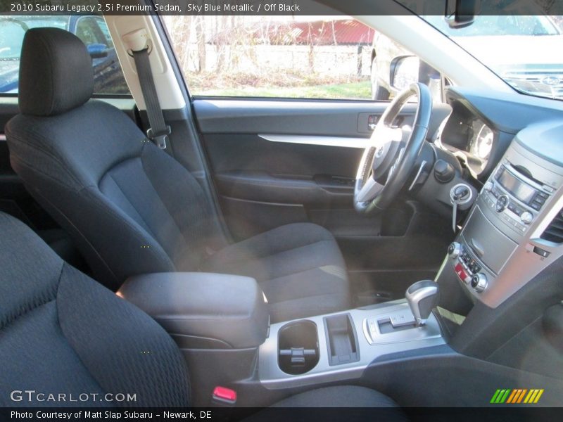 Sky Blue Metallic / Off Black 2010 Subaru Legacy 2.5i Premium Sedan