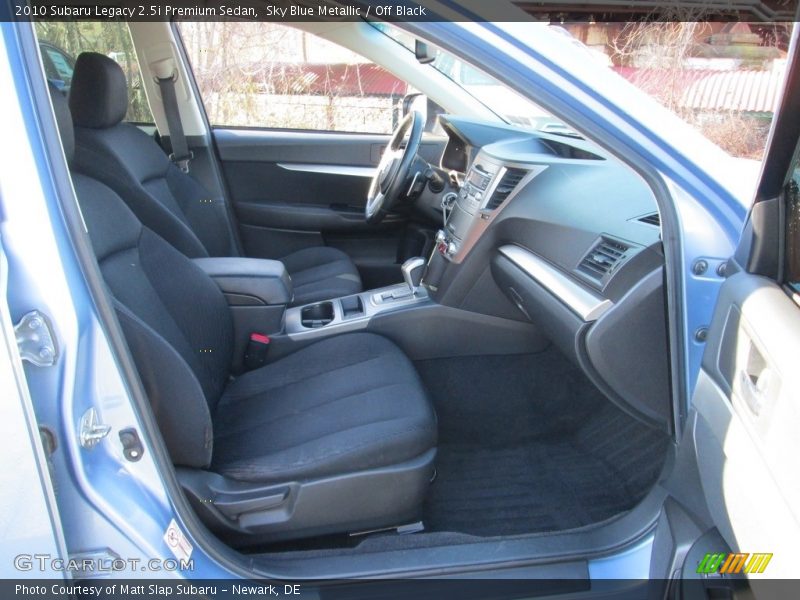 Sky Blue Metallic / Off Black 2010 Subaru Legacy 2.5i Premium Sedan