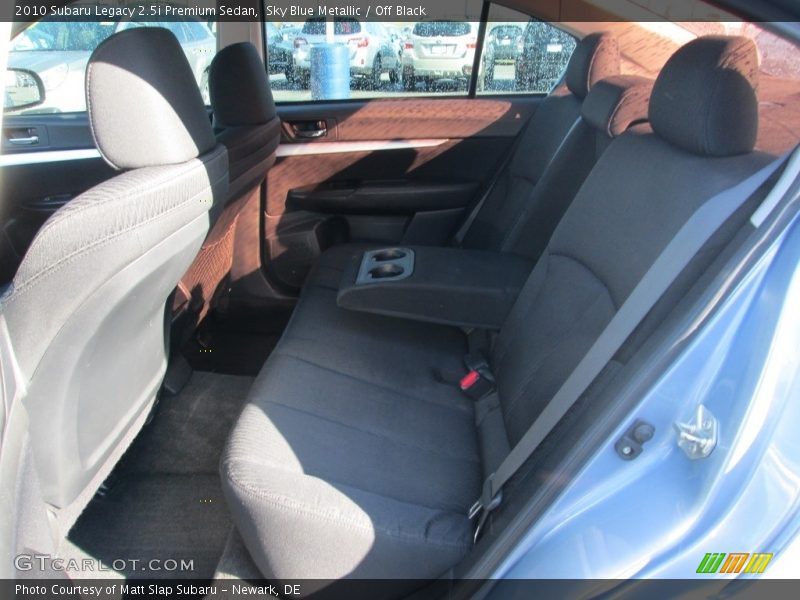 Sky Blue Metallic / Off Black 2010 Subaru Legacy 2.5i Premium Sedan