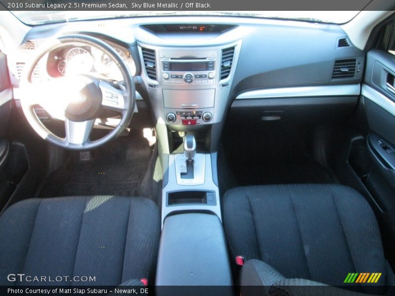 Sky Blue Metallic / Off Black 2010 Subaru Legacy 2.5i Premium Sedan