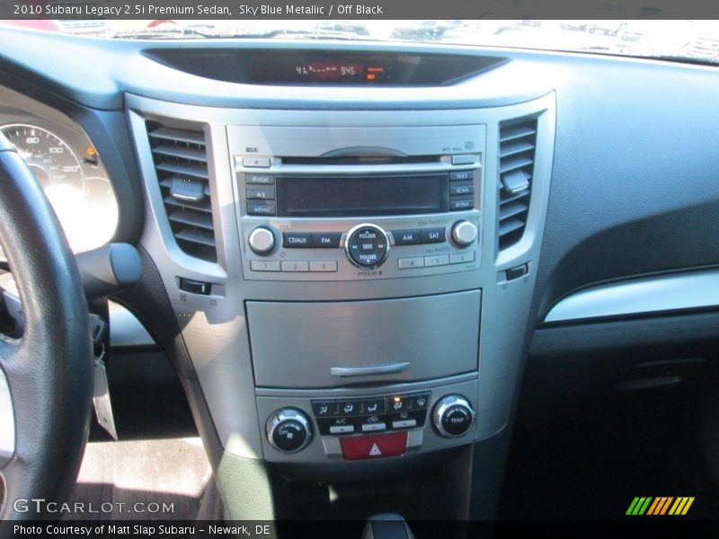 Sky Blue Metallic / Off Black 2010 Subaru Legacy 2.5i Premium Sedan