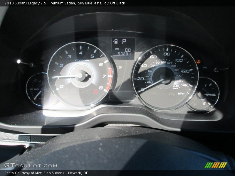 Sky Blue Metallic / Off Black 2010 Subaru Legacy 2.5i Premium Sedan