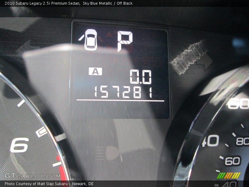 Sky Blue Metallic / Off Black 2010 Subaru Legacy 2.5i Premium Sedan