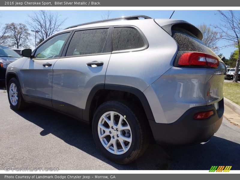 Billet Silver Metallic / Black 2016 Jeep Cherokee Sport