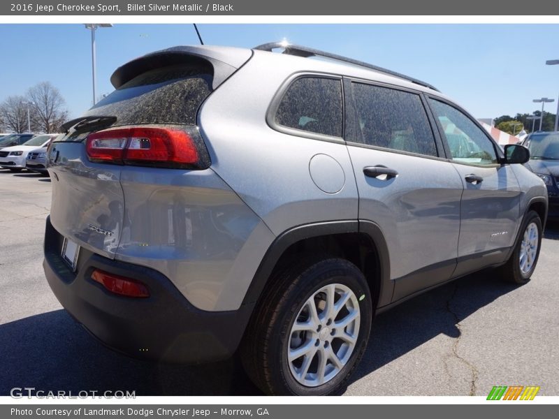 Billet Silver Metallic / Black 2016 Jeep Cherokee Sport