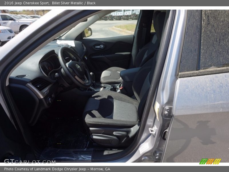Billet Silver Metallic / Black 2016 Jeep Cherokee Sport