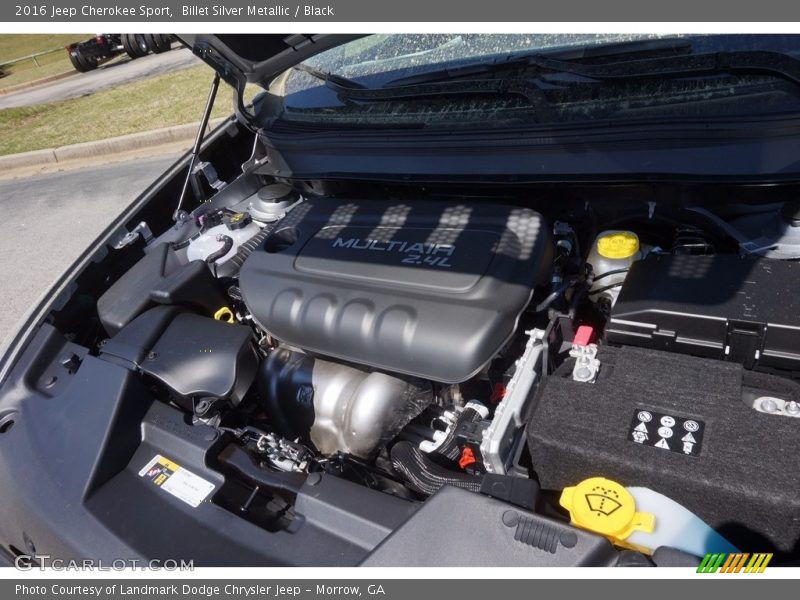Billet Silver Metallic / Black 2016 Jeep Cherokee Sport