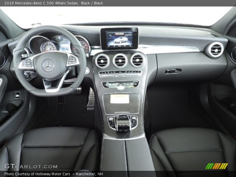 Black / Black 2016 Mercedes-Benz C 300 4Matic Sedan