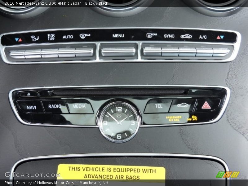 Black / Black 2016 Mercedes-Benz C 300 4Matic Sedan