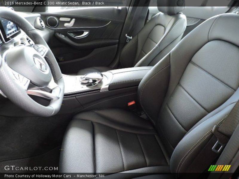 Black / Black 2016 Mercedes-Benz C 300 4Matic Sedan