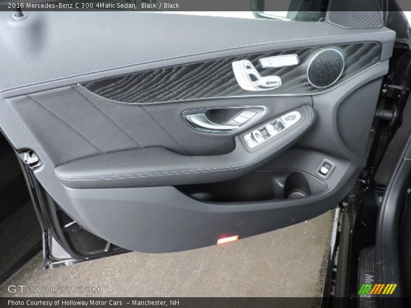 Black / Black 2016 Mercedes-Benz C 300 4Matic Sedan