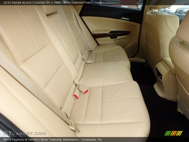 White Diamond Pearl / Ivory 2010 Honda Accord Crosstour EX-L 4WD