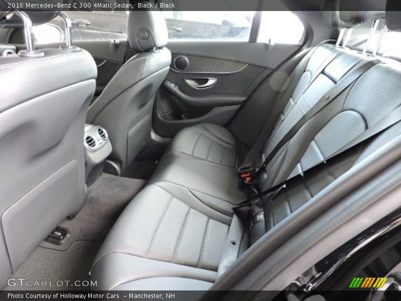 Black / Black 2016 Mercedes-Benz C 300 4Matic Sedan