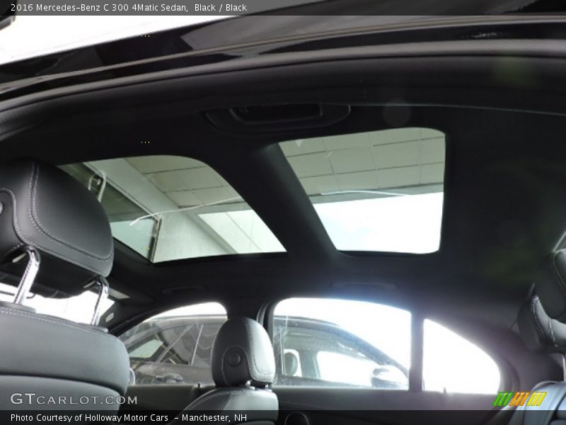 Black / Black 2016 Mercedes-Benz C 300 4Matic Sedan