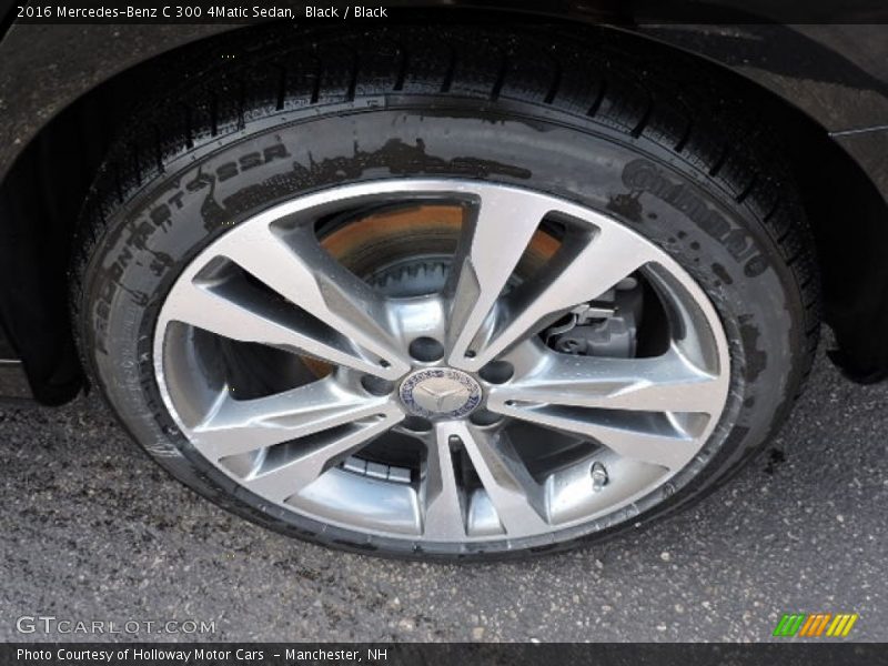 Black / Black 2016 Mercedes-Benz C 300 4Matic Sedan