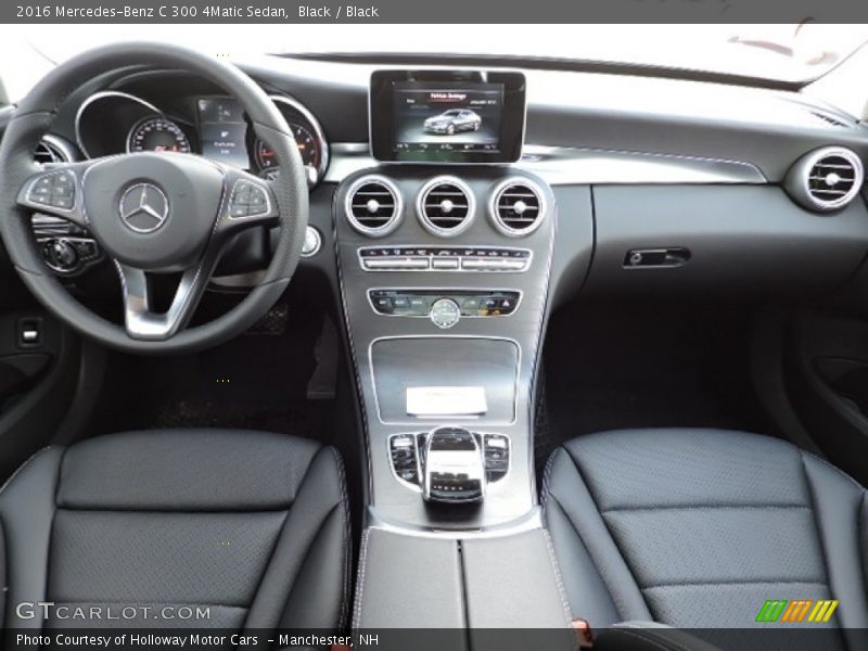 Black / Black 2016 Mercedes-Benz C 300 4Matic Sedan