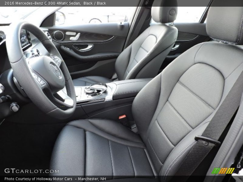 Black / Black 2016 Mercedes-Benz C 300 4Matic Sedan