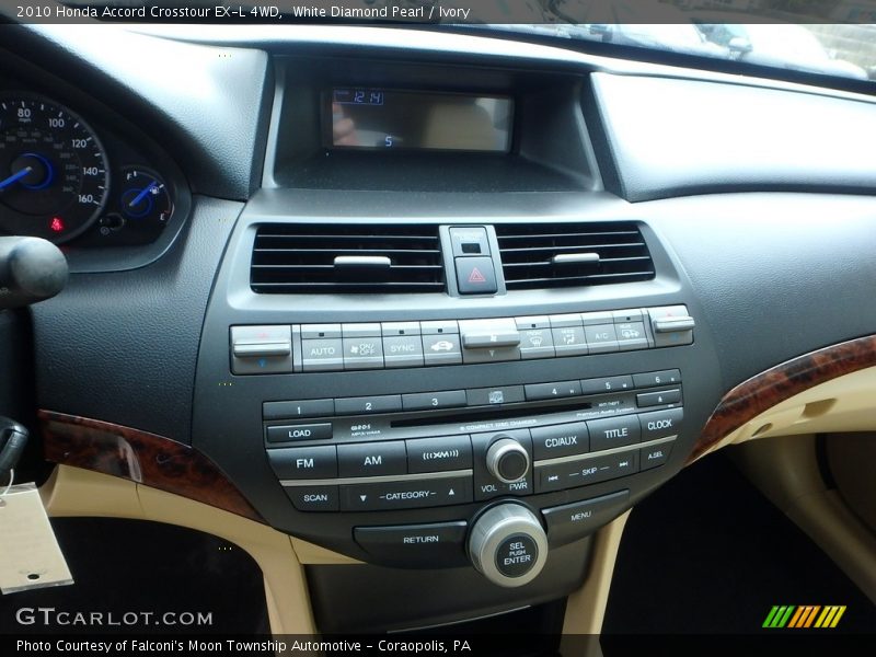 White Diamond Pearl / Ivory 2010 Honda Accord Crosstour EX-L 4WD