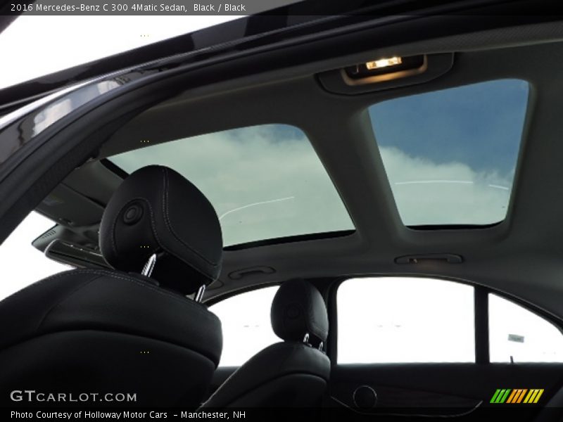 Black / Black 2016 Mercedes-Benz C 300 4Matic Sedan