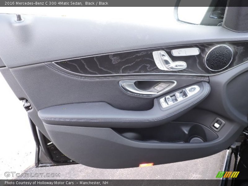 Black / Black 2016 Mercedes-Benz C 300 4Matic Sedan