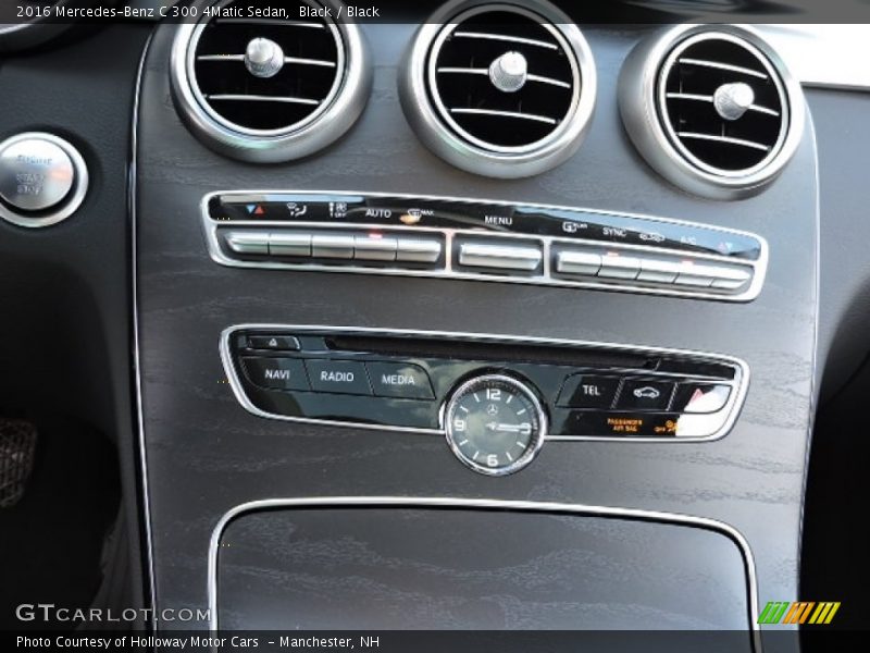 Black / Black 2016 Mercedes-Benz C 300 4Matic Sedan