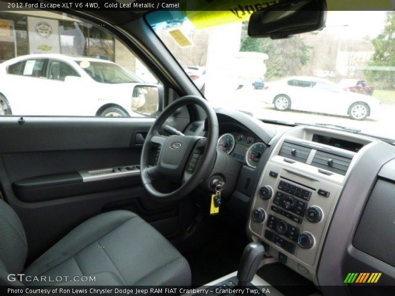 Gold Leaf Metallic / Camel 2012 Ford Escape XLT V6 4WD