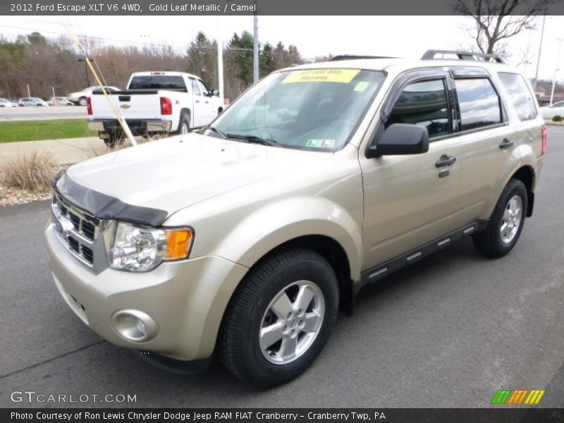 Gold Leaf Metallic / Camel 2012 Ford Escape XLT V6 4WD