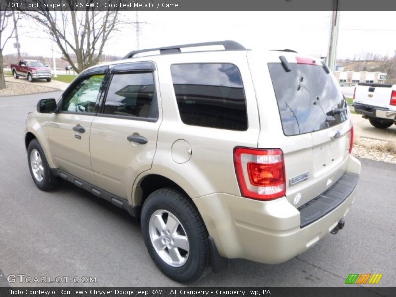 Gold Leaf Metallic / Camel 2012 Ford Escape XLT V6 4WD