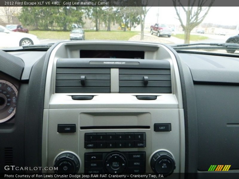 Gold Leaf Metallic / Camel 2012 Ford Escape XLT V6 4WD