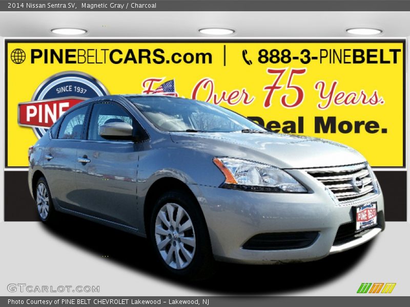 Magnetic Gray / Charcoal 2014 Nissan Sentra SV