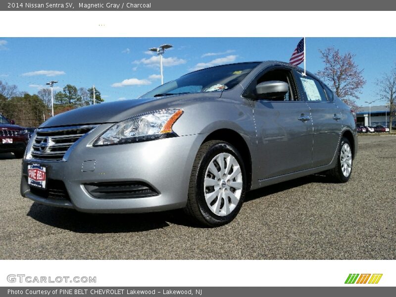 Magnetic Gray / Charcoal 2014 Nissan Sentra SV