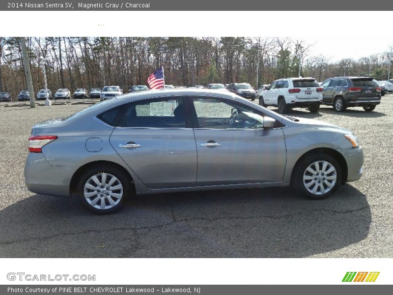Magnetic Gray / Charcoal 2014 Nissan Sentra SV