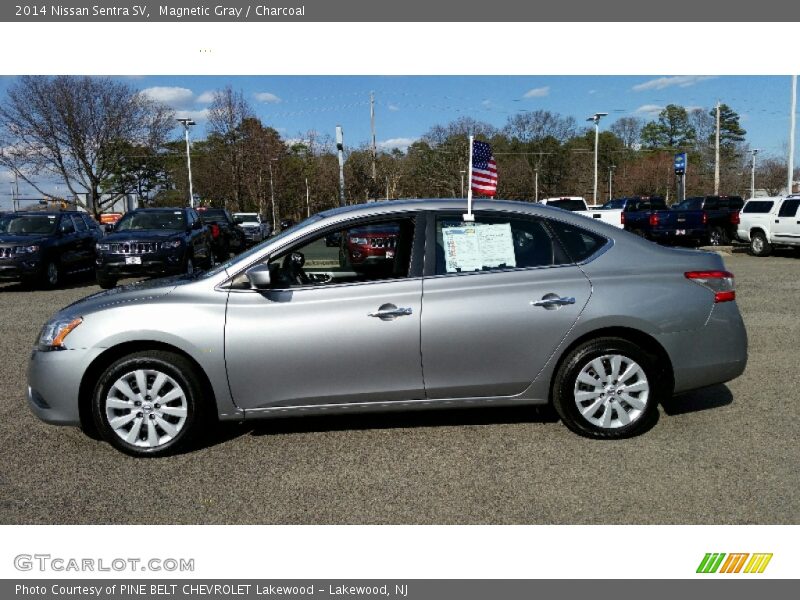 Magnetic Gray / Charcoal 2014 Nissan Sentra SV