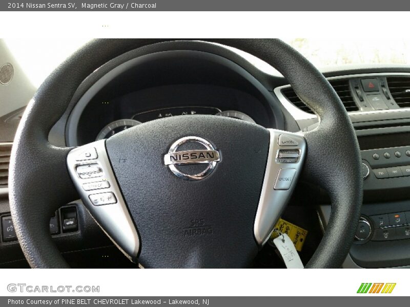 Magnetic Gray / Charcoal 2014 Nissan Sentra SV