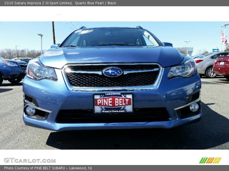 Quartz Blue Pearl / Black 2016 Subaru Impreza 2.0i Sport Limited