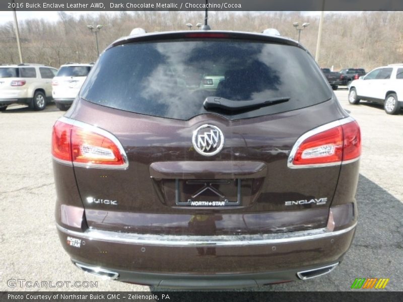 Dark Chocolate Metallic / Choccachino/Cocoa 2016 Buick Enclave Leather AWD