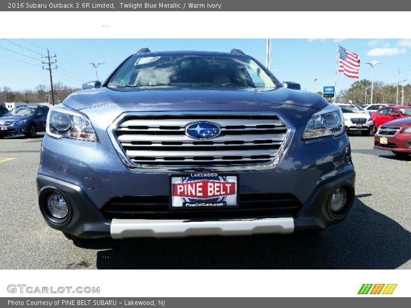 Twilight Blue Metallic / Warm Ivory 2016 Subaru Outback 3.6R Limited