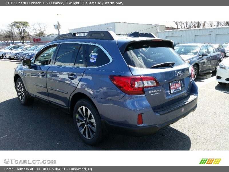 Twilight Blue Metallic / Warm Ivory 2016 Subaru Outback 3.6R Limited